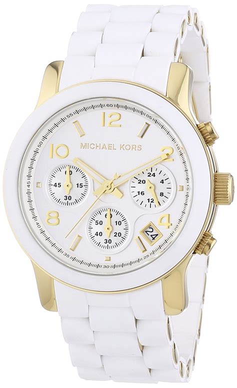 reloj michael kors automatico|Michael Kors reloj mujer blanco.